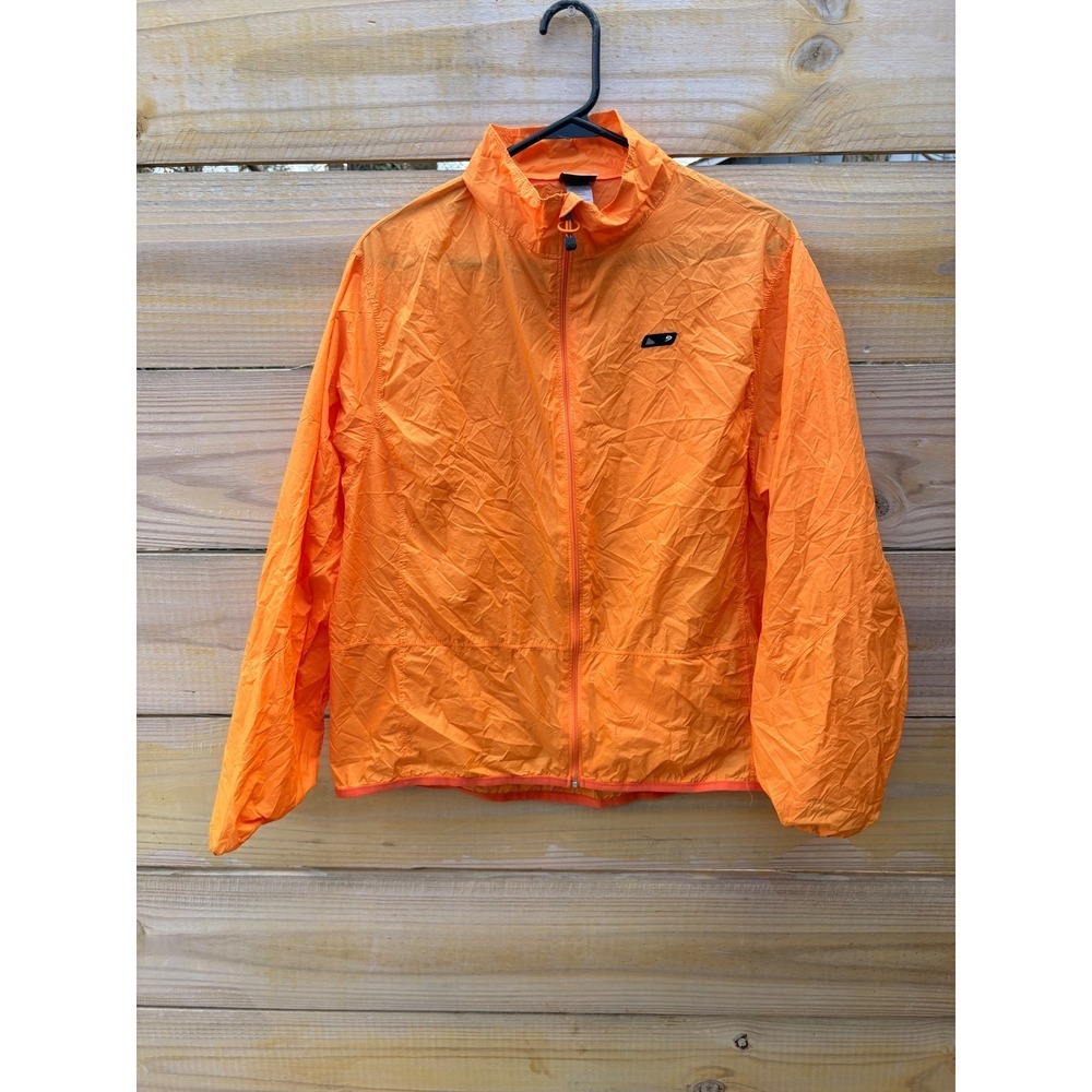 C9 by Champion Mens XL Neon Orange Ripstop Windbreaker Full Zip Jacket V9126-CCO